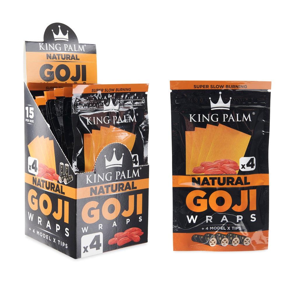 King Palm Goji Natural Wraps (15 Packs) - Image 1
