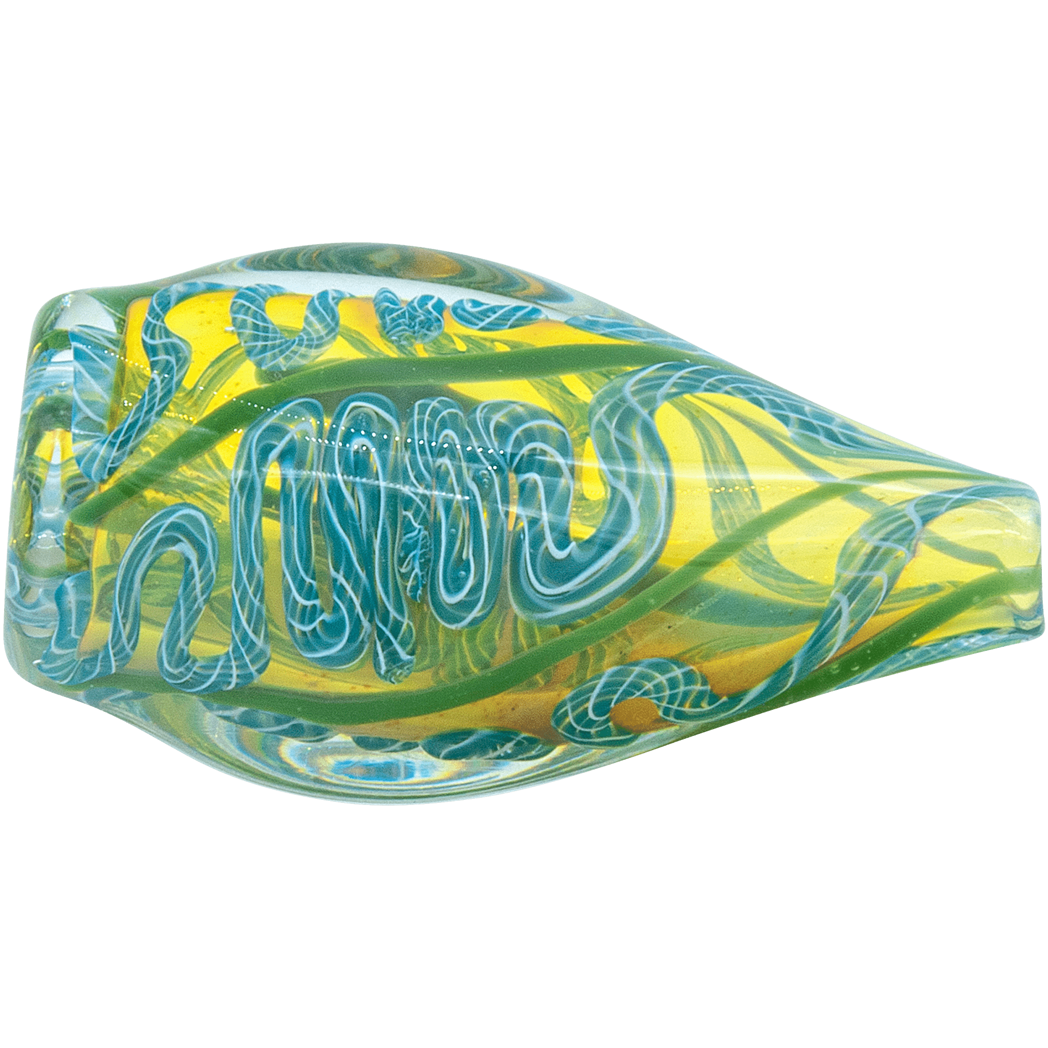 LA Pipes "Skipping Stone" Inside-Out Chillum - Image 1