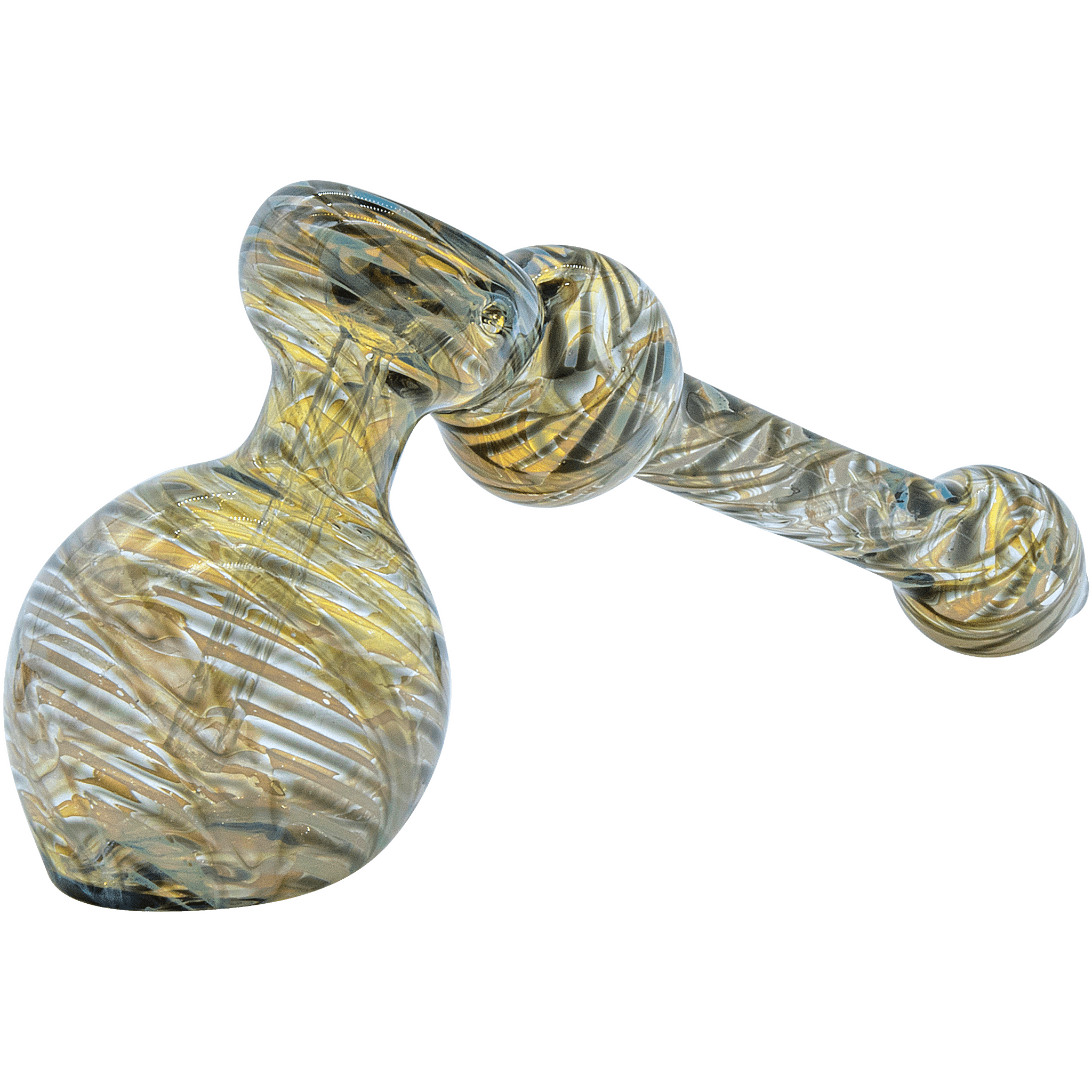 LA Pipes "Full Rake" Fumed Hammer Bubbler - Image 1