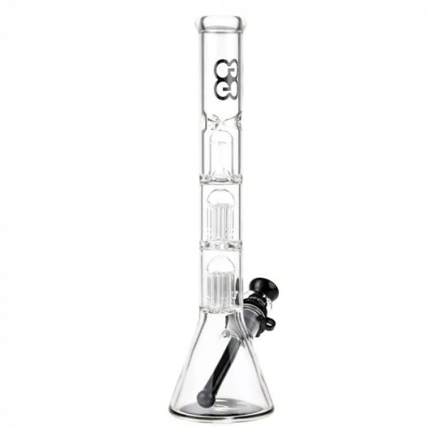 14" Beaker Water Pipe with Ice Catcher - Thick Glass
